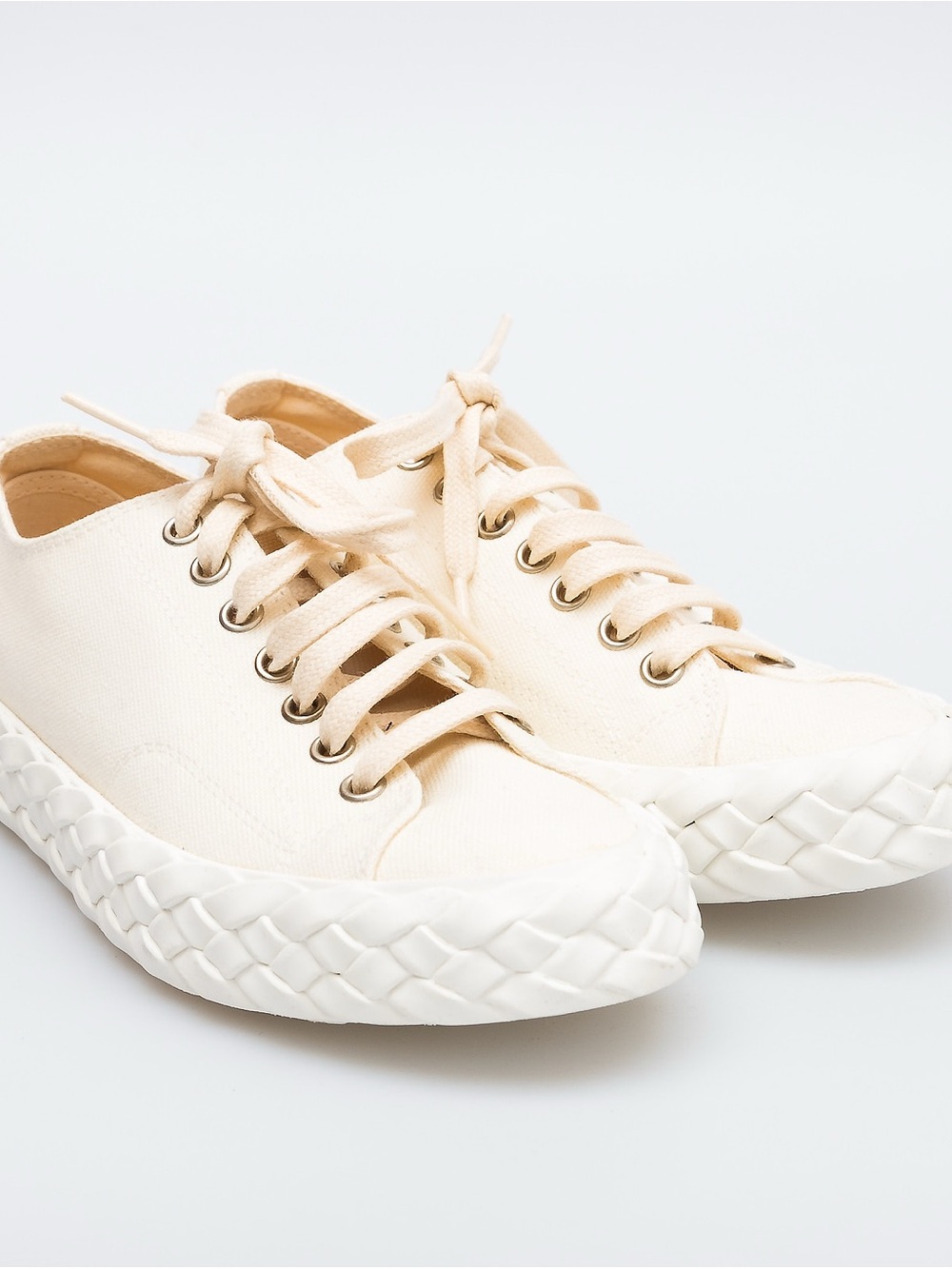Jil sander Women’s Canvas Braided Sneakers Size 37 US 7 Streetwear Everyday
